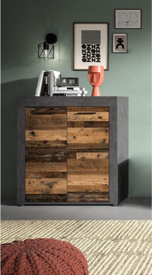 INOSIGN Highboard Aosta Hoogte 88 cm in verschillende kleuren met 2 deuren en 3 vakken woonkamer commode kast - Foto 6