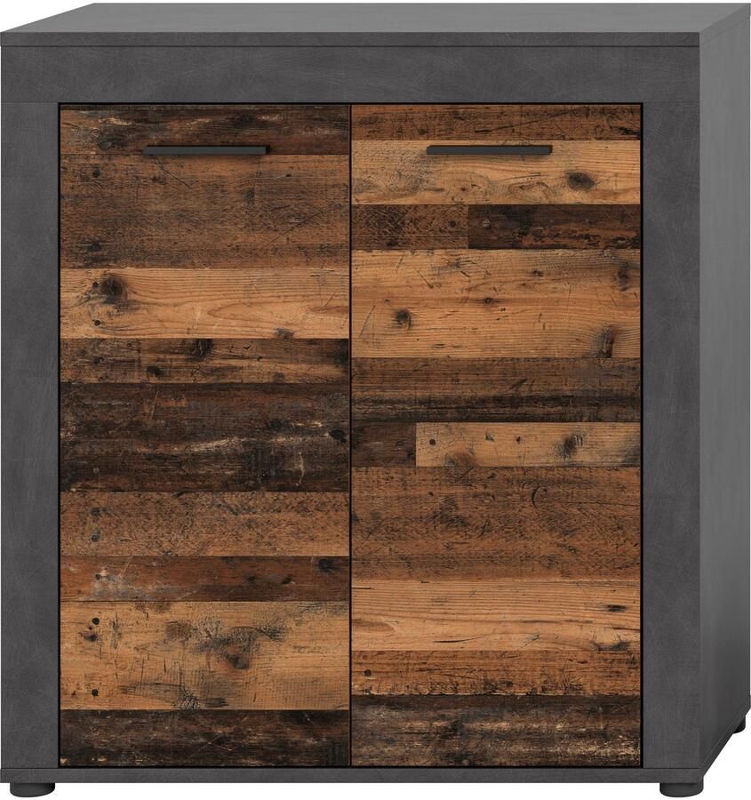 INOSIGN Highboard Aosta Hoogte 88 cm in verschillende kleuren met 2 deuren en 3 vakken woonkamer commode kast