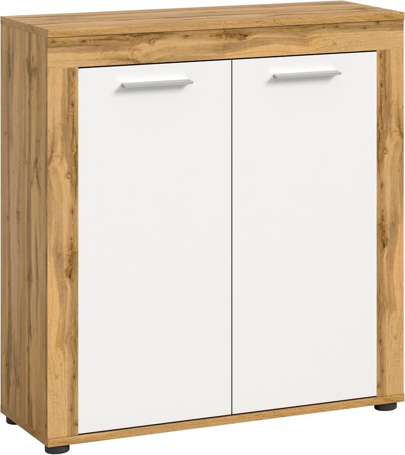 INOSIGN Highboard Aosta Hoogte 88 cm in verschillende kleuren met 2 deuren en 3 vakken woonkamer commode kast - Foto 3