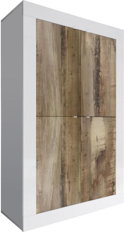 INOSIGN Highboard Basis hoogte 162 cm breedte 102 cm commode 4 deuren hoge commode Metalen handgreep moderne frame-uitstraling veel opbergruimte kleurkeuze - Foto 8