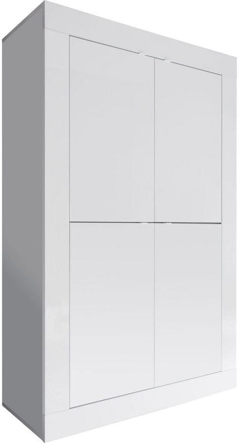 INOSIGN Highboard Basis hoogte 162 cm breedte 102 cm commode 4 deuren hoge commode Metalen handgreep moderne frame-uitstraling veel opbergruimte kleurkeuze - Foto 7