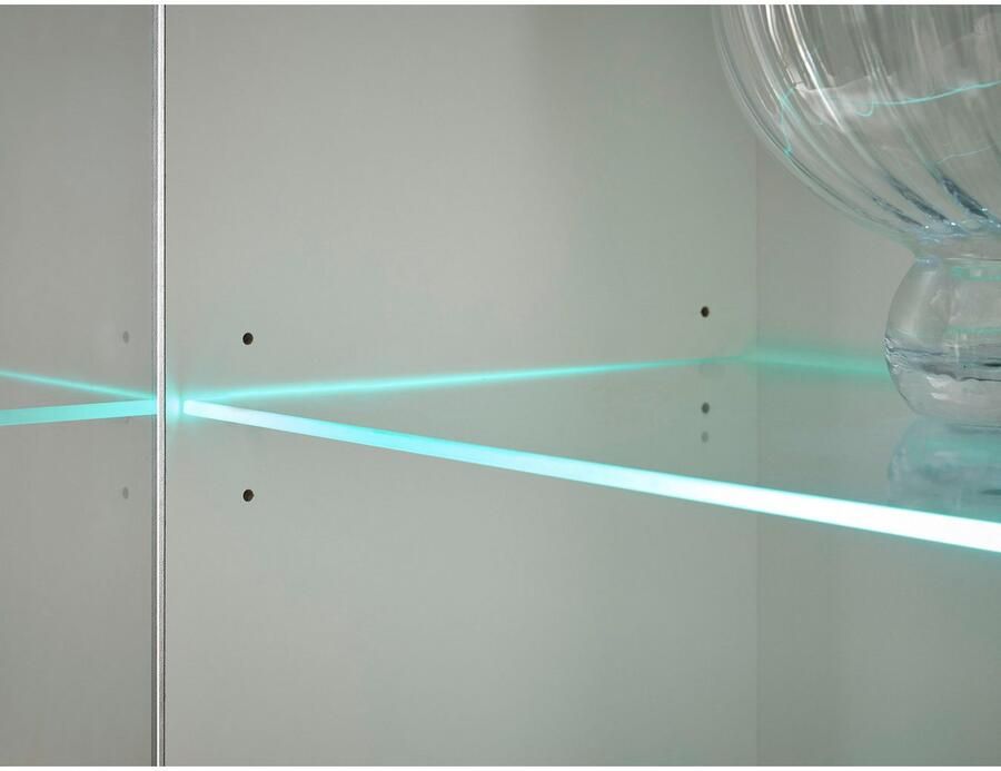 INOSIGN Dressoir Cantara moderne kast commode in Eiken Evoke of wit zwarte stanggreep voldoende opbergruimte veelzijdig inzetbaar - Foto 8