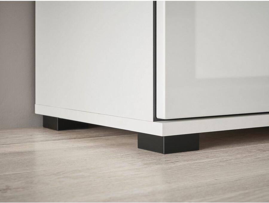 INOSIGN Dressoir Cantara moderne kast commode in Eiken Evoke of wit zwarte stanggreep voldoende opbergruimte veelzijdig inzetbaar - Foto 9