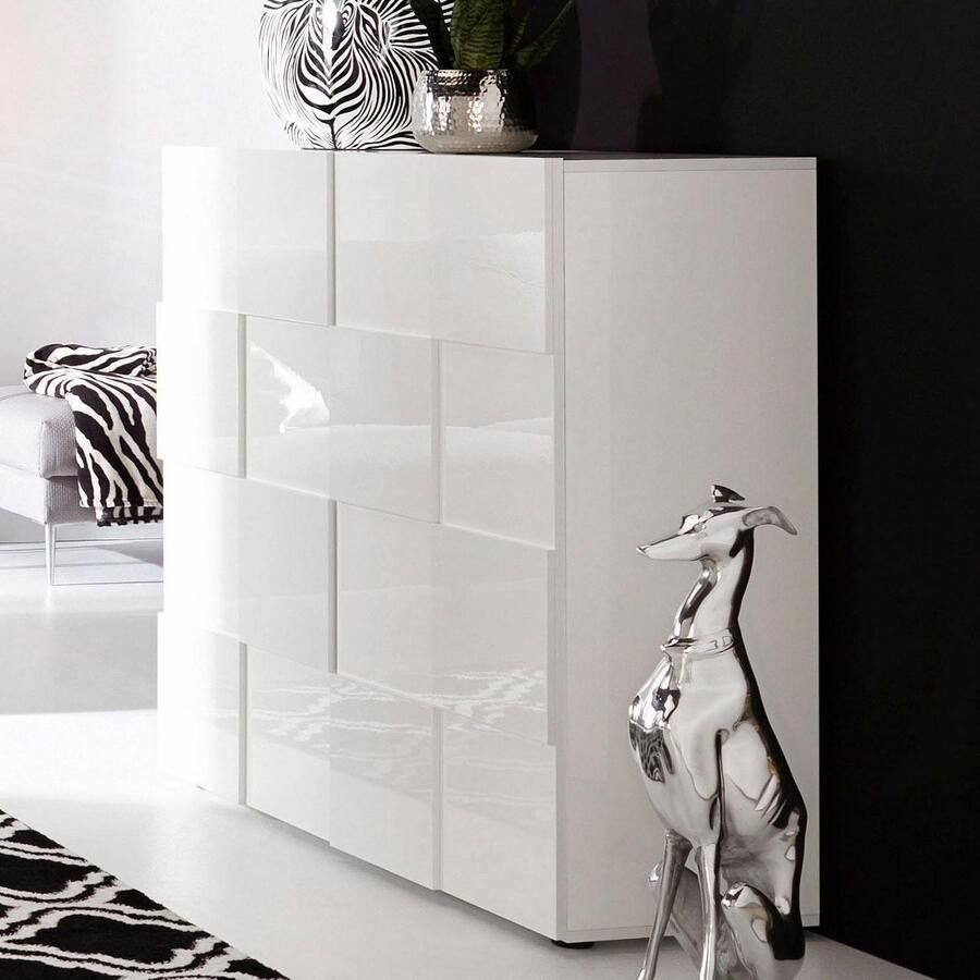 INOSIGN Highboard Dama Hoogte 111 cm Breedte 121 cm Commode 2 deuren Hoge commode - Foto 2