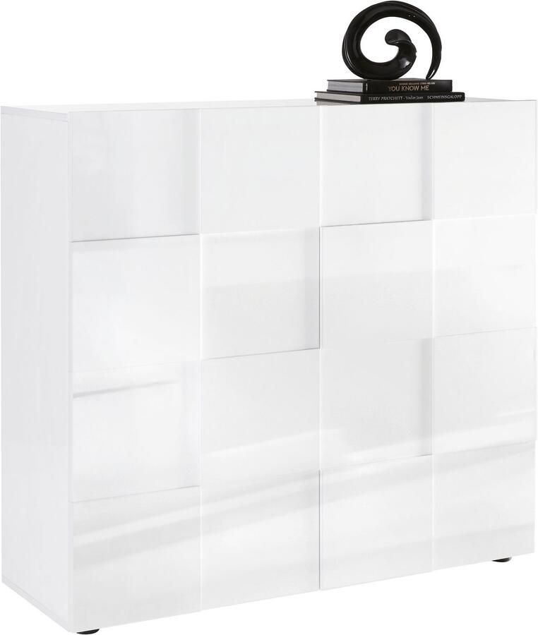 INOSIGN Highboard Dama Hoogte 111 cm Breedte 121 cm Commode 2 deuren Hoge commode - Foto 6