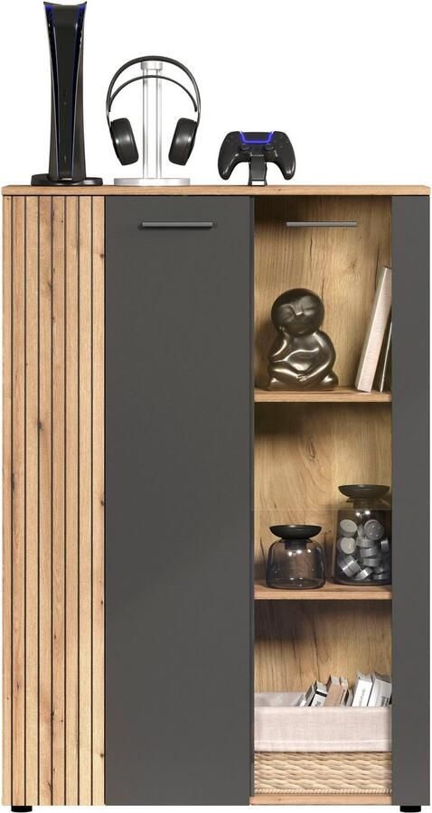 INOSIGN Highboard Estepona Vitrine deur met groef-look breedte 91 cm (1 stuk) - Foto 10