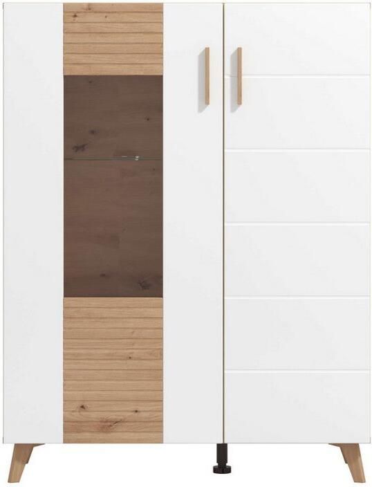 INOSIGN Woonkamerset Bretagna woonwand mediawand aanbouwwand TV-wand breedte 302 cm (complete set 4-delig) - Foto 5