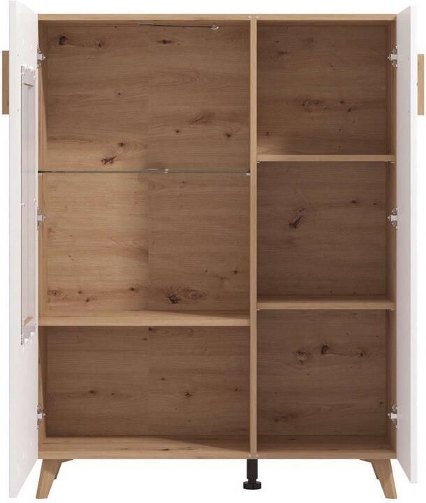 INOSIGN Woonkamerset Bretagna woonwand mediawand aanbouwwand TV-wand breedte 302 cm (complete set 4-delig) - Foto 3