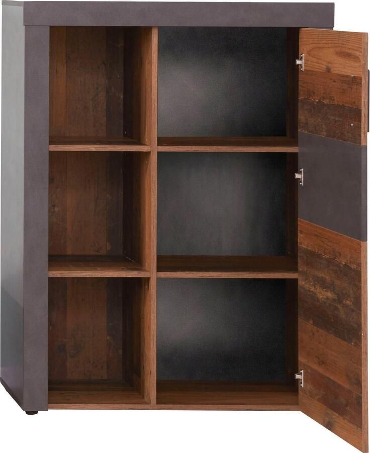 INOSIGN Highboard Ilana Opbergkast met 1 deur & 3 vakken (B D H) 87 34 118 cm