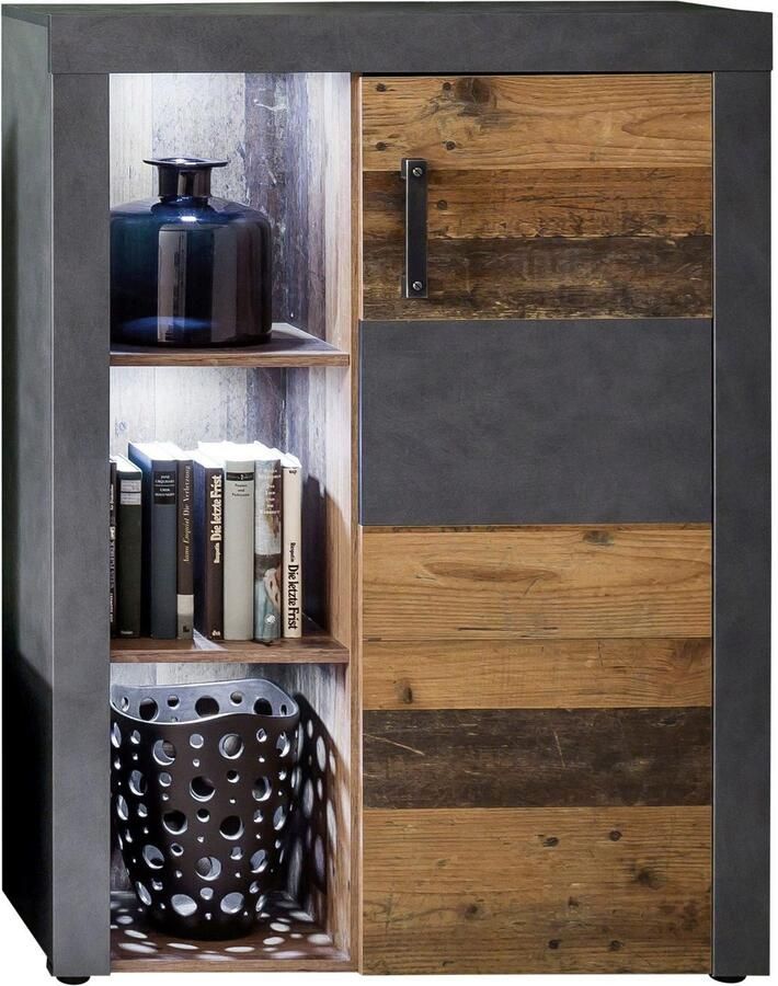 INOSIGN Highboard Ilana Opbergkast met 1 deur & 3 vakken (B D H) 87 34 118 cm - Foto 2