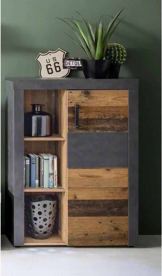 INOSIGN Highboard Ilana Opbergkast met 1 deur & 3 vakken (B D H) 87 34 118 cm - Foto 7