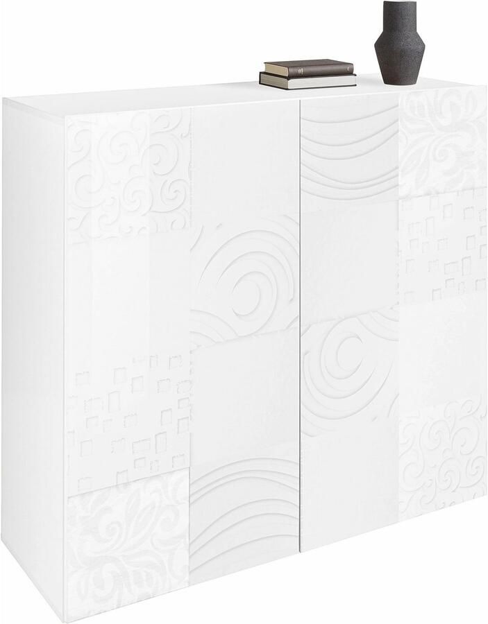 INOSIGN Highboard Miro Breedte 121 cm met decoratieve zeefdruk - Foto 6