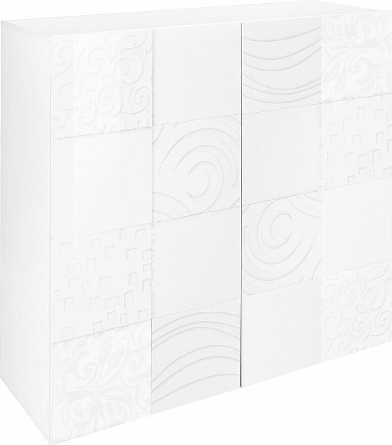 INOSIGN Highboard Miro Breedte 121 cm met decoratieve zeefdruk - Foto 5