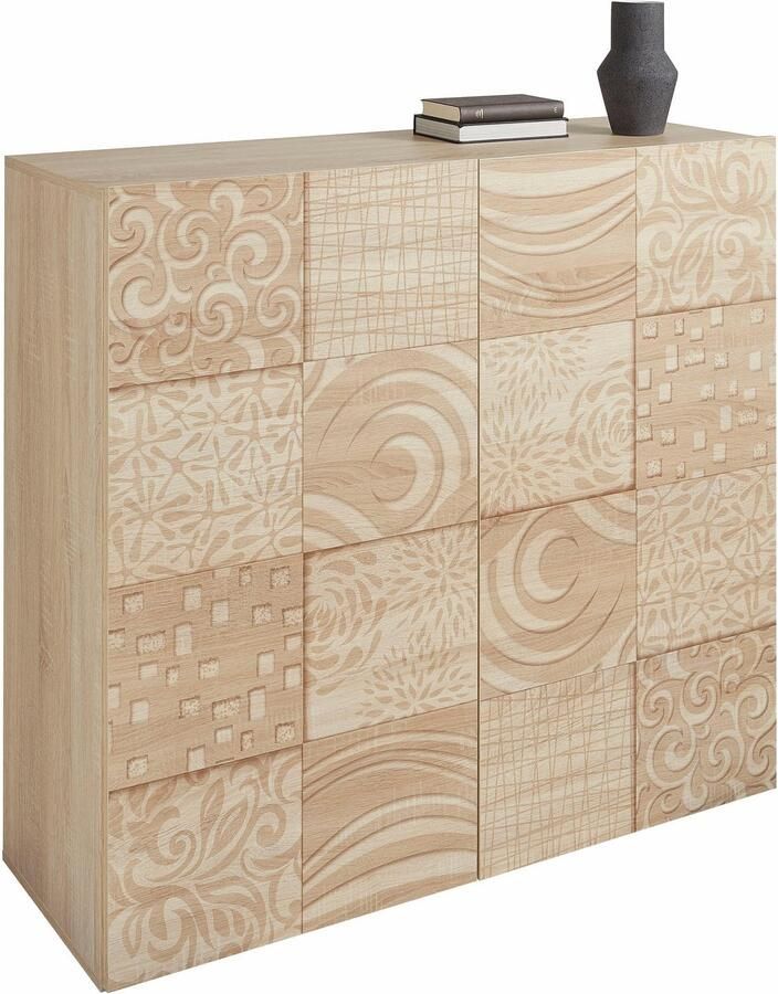 INOSIGN Highboard Miro Breedte 121 cm met decoratieve zeefdruk - Foto 5