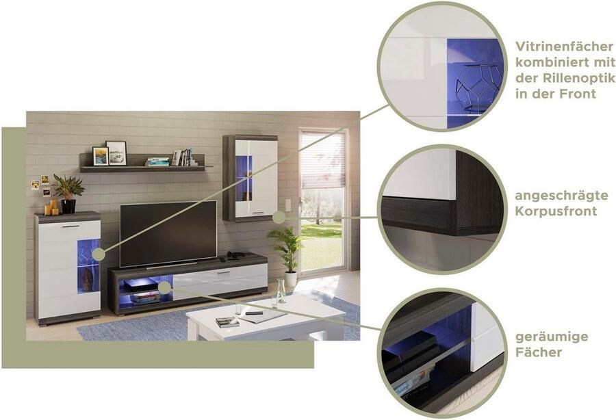 INOSIGN Highboard Siena Breedte 113 cm - Foto 6