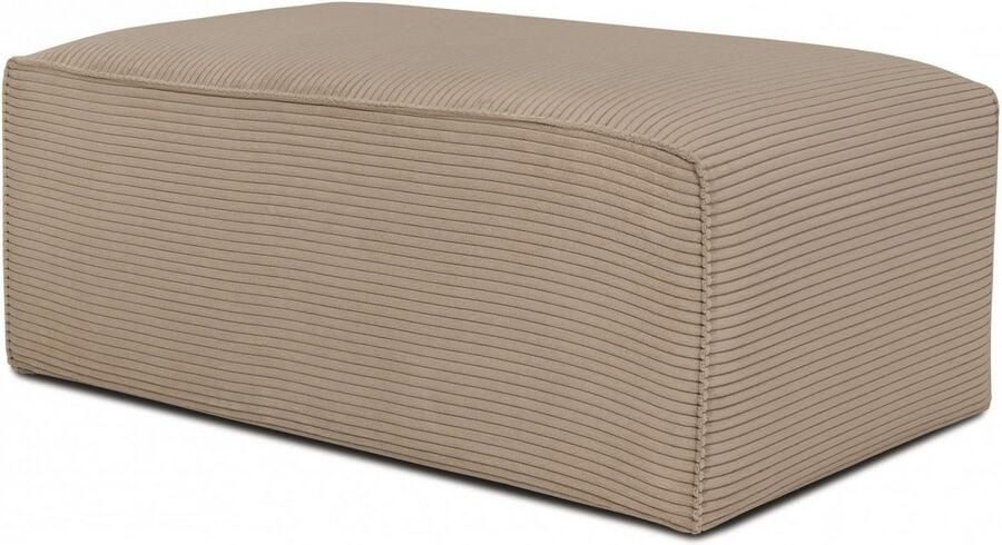 INOSIGN Hocker Clayton met een trendy ribfluwelen bekleding - Foto 3