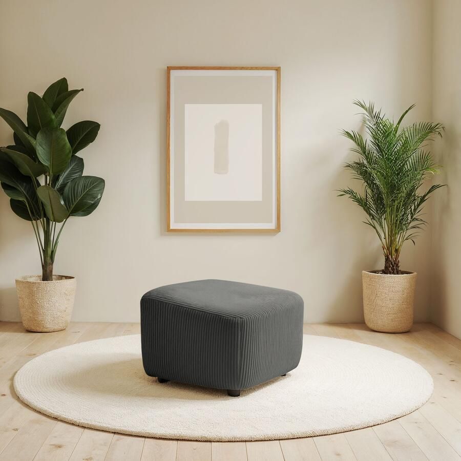 INOSIGN Hocker HETTY bijpassende poef voor de draaistoel HETTY 56 x 60 x 40 cm (1 stuk) - Foto 3