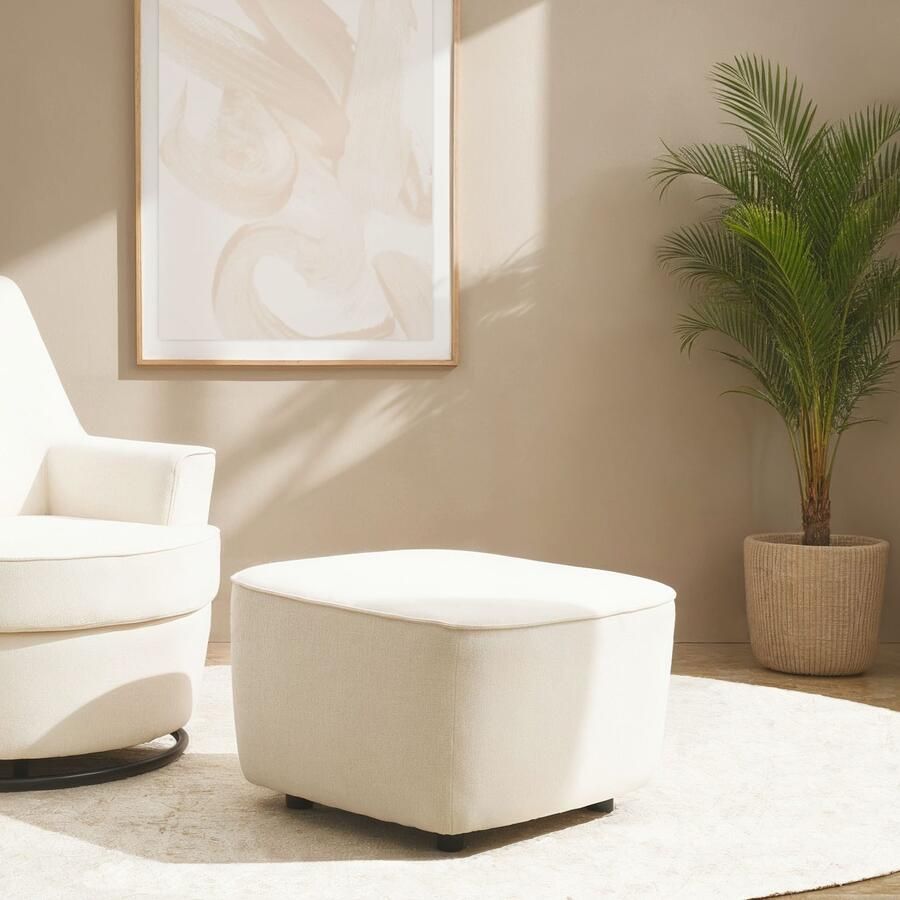 INOSIGN Hocker HETTY bijpassende poef voor de draaistoel HETTY 56 x 60 x 40 cm (1 stuk) - Foto 3