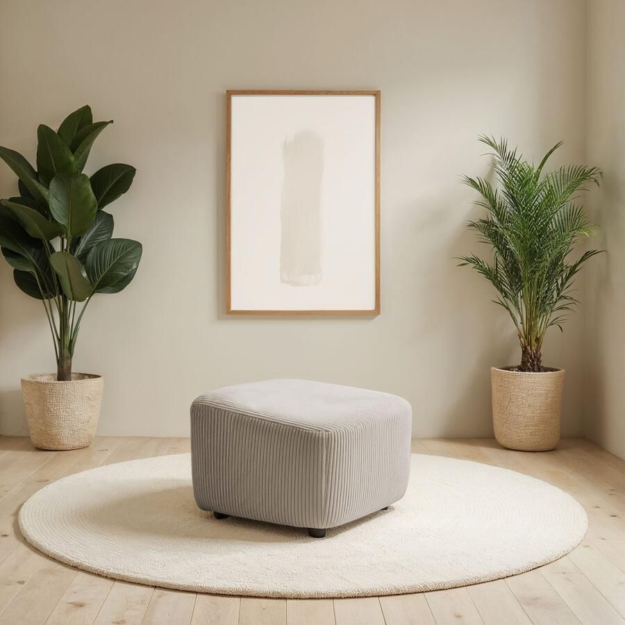 INOSIGN Hocker HETTY bijpassende poef voor de draaistoel HETTY 56 x 60 x 40 cm (1 stuk) - Foto 3