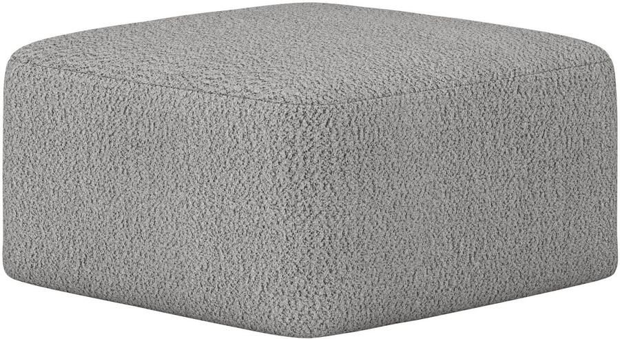 INOSIGN Hocker Nergal Beklede poef met golfondersteuning in verschillende kleuren