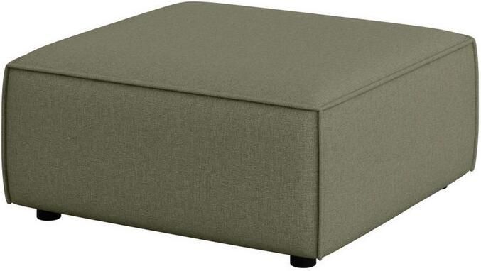 INOSIGN Hocker Poef Cavan afmetingen BxDxH: 90x90x42 cm geschikt voor de serie met golfondersteuning ook in bouclé