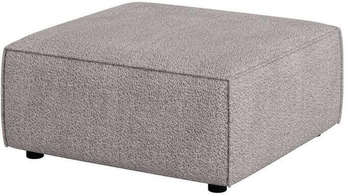 INOSIGN Hocker Poef Cavan afmetingen BxDxH: 90x90x42 cm geschikt voor de serie met golfondersteuning ook in bouclé