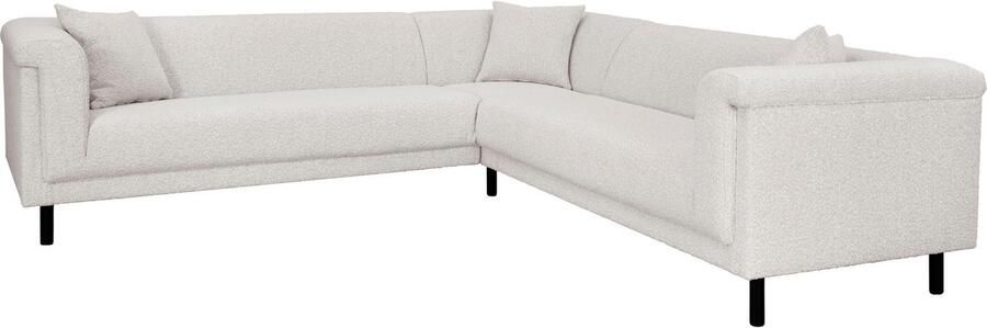 INOSIGN Hoekbank AGNIA L-vorm BxDxH: 244x244x71 cm incl. sierkussen gelijkbenig ook in cord - Foto 5