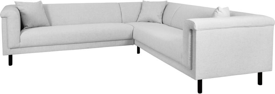 INOSIGN Hoekbank AGNIA L-vorm BxDxH: 244x244x71 cm incl. sierkussen gelijkbenig ook in cord - Foto 5