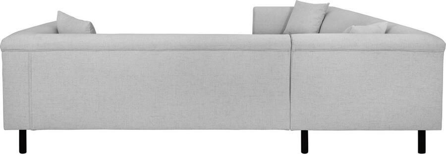 INOSIGN Hoekbank AGNIA L-vorm BxDxH: 244x244x71 cm incl. sierkussen gelijkbenig ook in cord - Foto 4