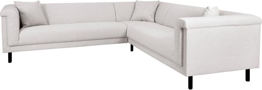 INOSIGN Hoekbank AGNIA L-vorm BxDxH: 244x244x71 cm incl. sierkussen gelijkbenig ook in cord - Foto 5