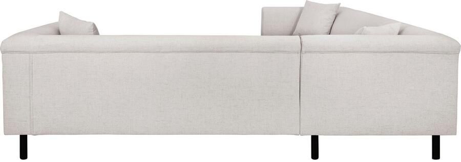 INOSIGN Hoekbank AGNIA L-vorm BxDxH: 244x244x71 cm incl. sierkussen gelijkbenig ook in cord - Foto 4