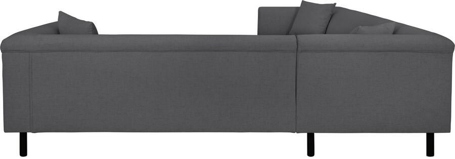 INOSIGN Hoekbank AGNIA L-vorm BxDxH: 244x244x71 cm incl. sierkussen gelijkbenig ook in cord - Foto 4