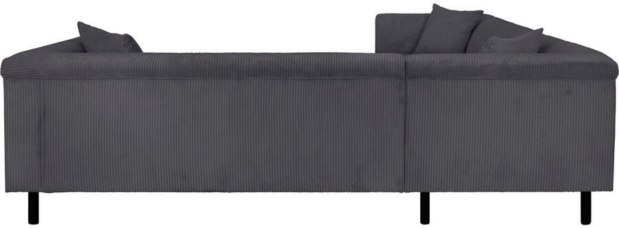 INOSIGN Hoekbank AGNIA L-vorm BxDxH: 244x244x71 cm incl. sierkussen gelijkbenig ook in cord - Foto 4