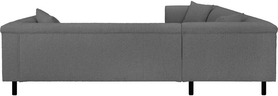 INOSIGN Hoekbank AGNIA L-vorm BxDxH: 244x244x71 cm incl. sierkussen gelijkbenig ook in cord - Foto 4