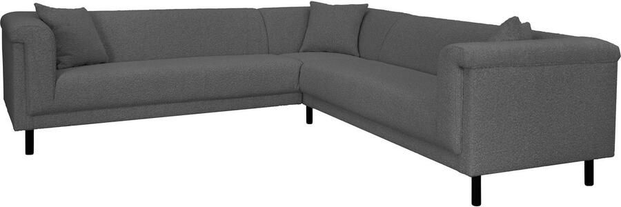 INOSIGN Hoekbank AGNIA L-vorm BxDxH: 244x244x71 cm incl. sierkussen gelijkbenig ook in cord - Foto 5