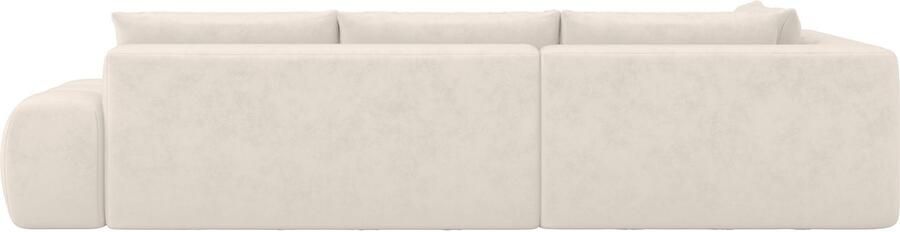 OTTO Hoekbank AZITA designsofa elegant en comfortabel L-vorm bubbel-look losse rugkussens droomachtige stiksels afmetingen b d h: 352 210 72 cm - Foto 6
