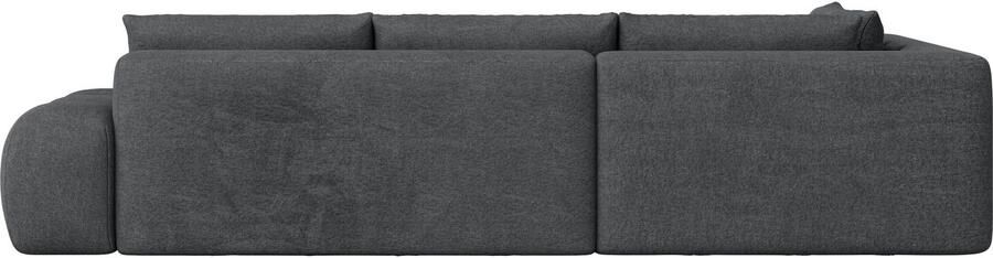 OTTO Hoekbank AZITA designsofa elegant en comfortabel L-vorm bubbel-look losse rugkussens droomachtige stiksels afmetingen b d h: 352 210 72 cm - Foto 6