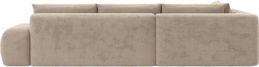 OTTO Hoekbank AZITA designsofa elegant en comfortabel L-vorm bubbel-look losse rugkussens droomachtige stiksels afmetingen b d h: 352 210 72 cm - Foto 6