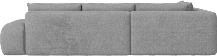 OTTO Hoekbank AZITA designsofa elegant en comfortabel L-vorm bubbel-look losse rugkussens droomachtige stiksels afmetingen b d h: 352 210 72 cm - Foto 6