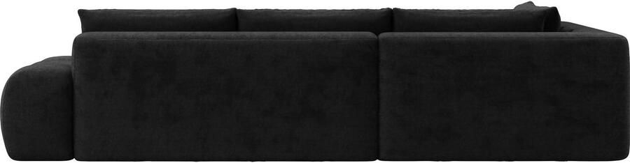 OTTO Hoekbank AZITA designsofa elegant en comfortabel L-vorm bubbel-look losse rugkussens droomachtige stiksels afmetingen b d h: 352 210 72 cm - Foto 6