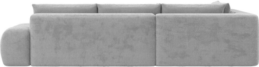 OTTO Hoekbank AZITA designsofa elegant en comfortabel L-vorm bubbel-look losse rugkussens droomachtige stiksels afmetingen b d h: 352 210 72 cm - Foto 6