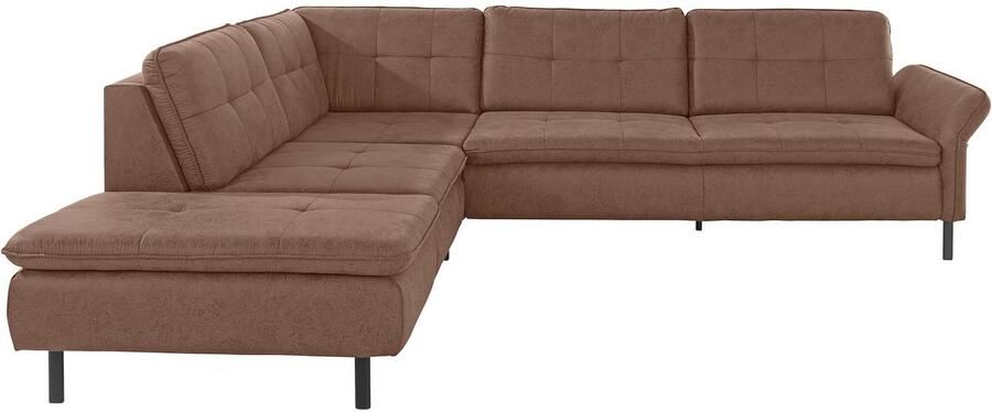 INOSIGN Hoekbank Birkholm L-vorm Verstelbare armleuningen ook in Easy Clean bekleding met water te reinigen - Foto 4