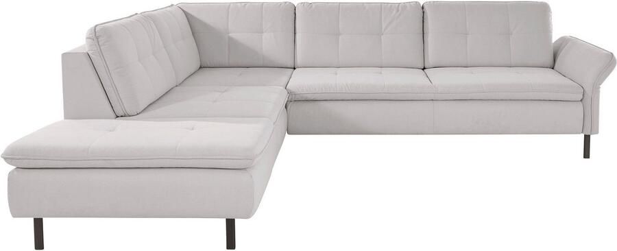 INOSIGN Hoekbank Birkholm L-vorm Verstelbare armleuningen ook in Easy Clean bekleding met water te reinigen - Foto 4