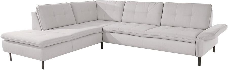 INOSIGN Hoekbank Birkholm L-vorm Verstelbare armleuningen ook in Easy Clean bekleding met water te reinigen - Foto 6
