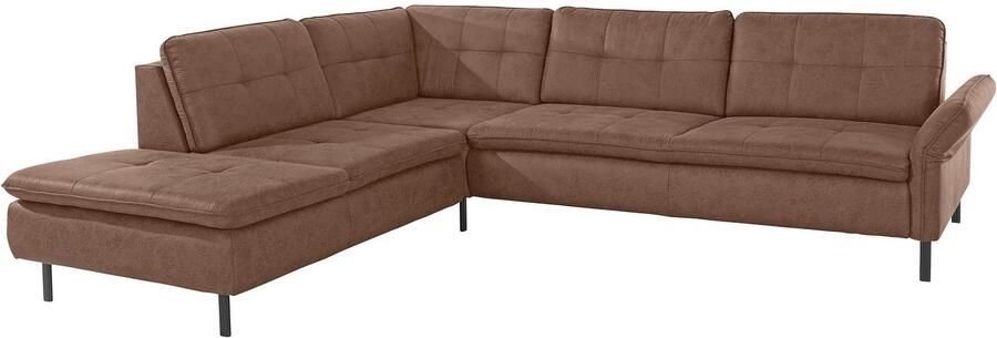 INOSIGN Hoekbank Birkholm L-vorm Verstelbare armleuningen ook in Easy Clean bekleding met water te reinigen - Foto 6