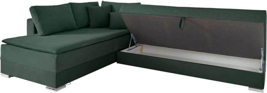 INOSIGN Hoekbank Boxspringbed Night & Day L-vorm met permanente slaapfunctie met armleuning - Foto 9