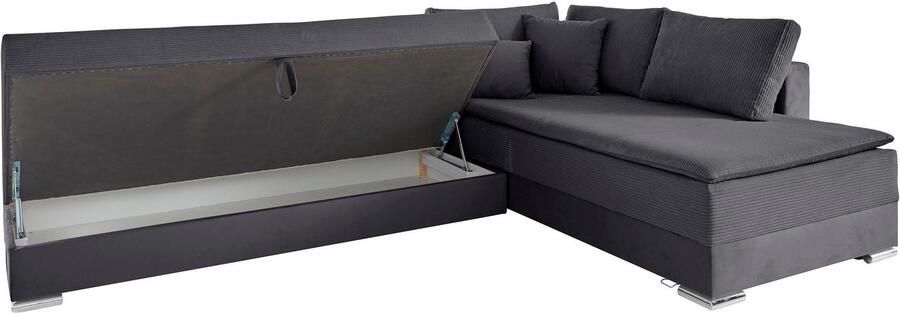 INOSIGN Hoekbank Boxspringbed Night & Day L-vorm met permanente slaapfunctie met armleuning - Foto 9