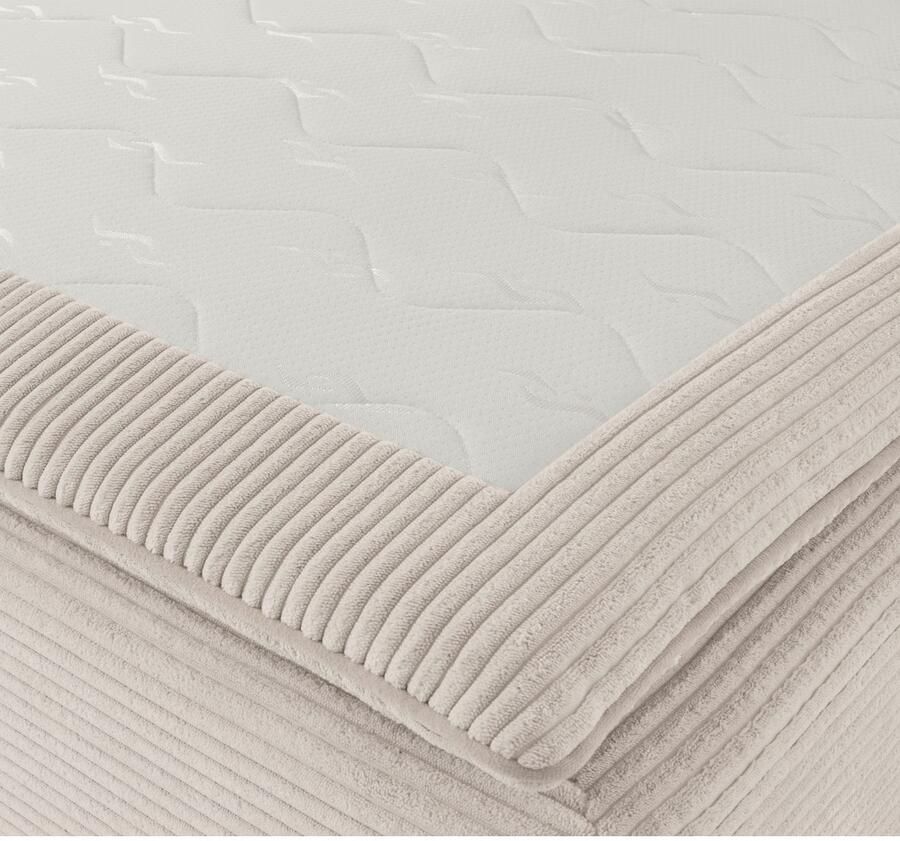 INOSIGN Hoekbank Boxspringbed Night & Day L-vorm met permanente slaapfunctie met armleuning - Foto 2