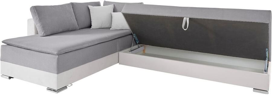 INOSIGN Hoekbank Boxspringbed Night & Day L-vorm met permanente slaapfunctie met armleuning - Foto 9