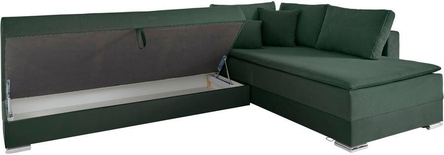 INOSIGN Hoekbank Boxspringbed Night & Day L-vorm met permanente slaapfunctie met armleuning - Foto 8